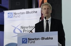 Science Minister announces winners of Newton Prize