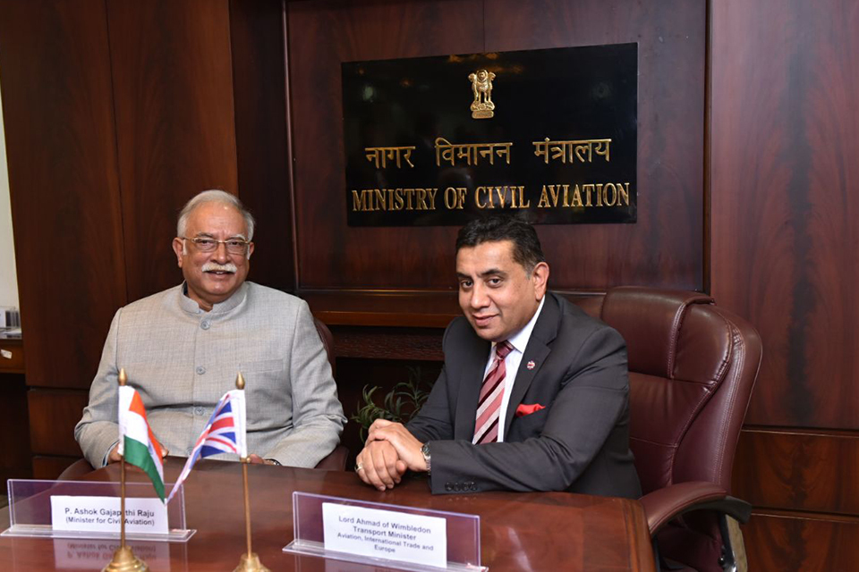 New aviation deal agreed to boost tourism and trade between Global Britain and India