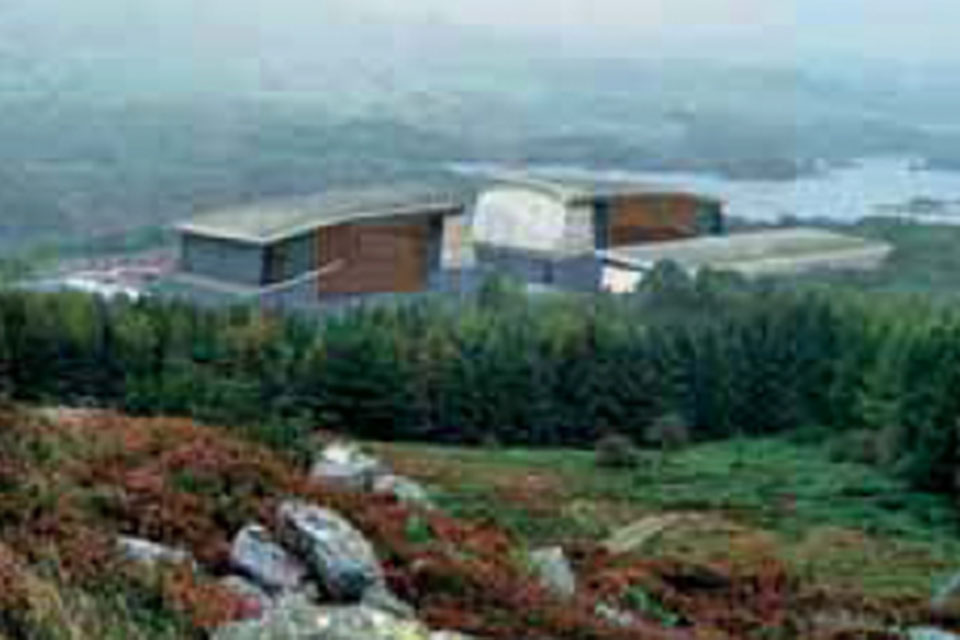 Artist’s impression of Trawsfynydd in Care and Maintenance.