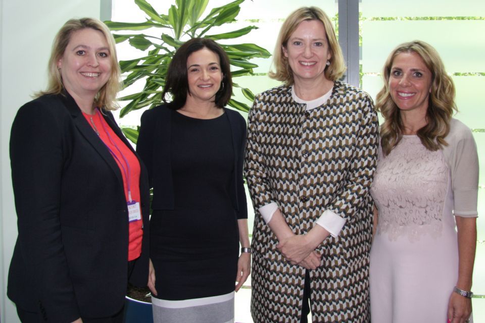 Home Secretary and Facebook’s Sheryl Sandberg discuss the online terrorist threat