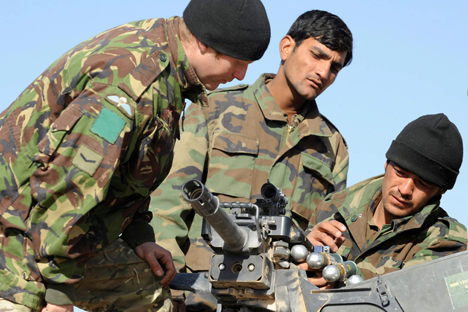 Paras and afghan warriors join forces