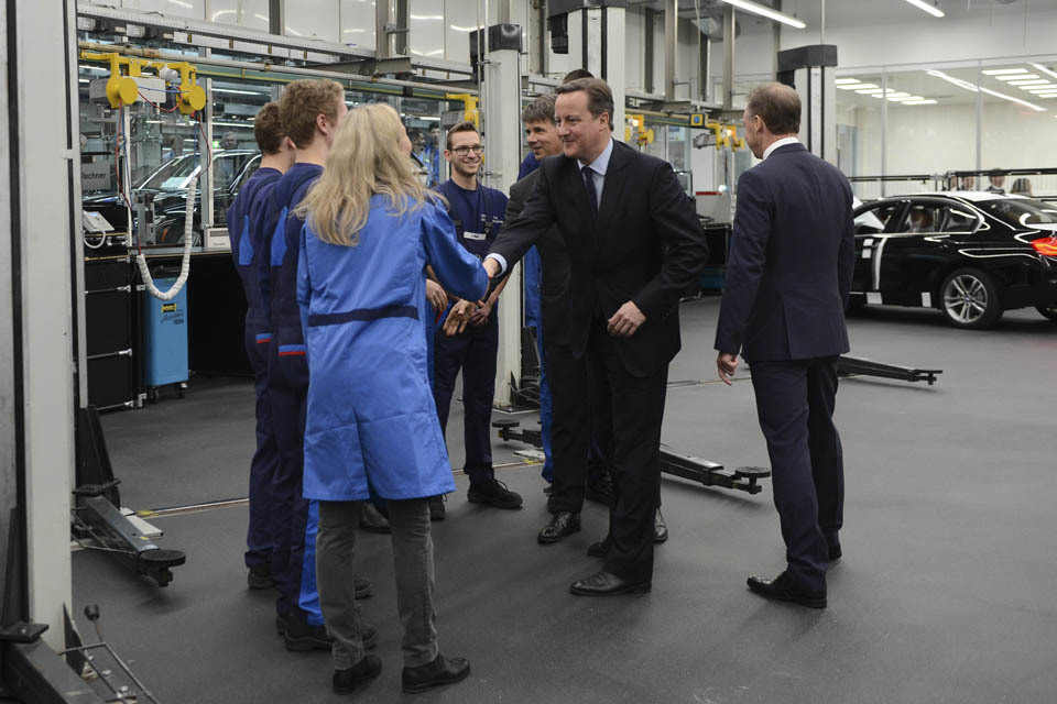Prime Minister visits BMW's Munich base
