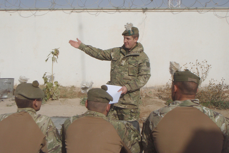 Combat teachers take education to the front line