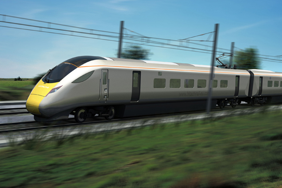Government confirms £2.7 billion deal to build new state of the art trains