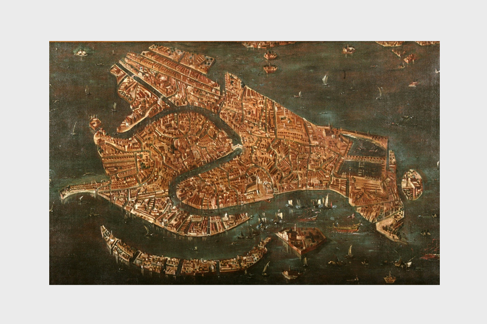 A Bird's-Eye View of Venice, 1740