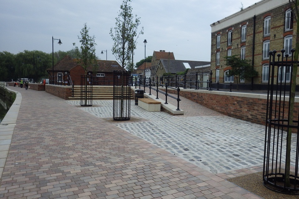 Ceremony to mark completion of Sandwich Town Tidal Defence Scheme