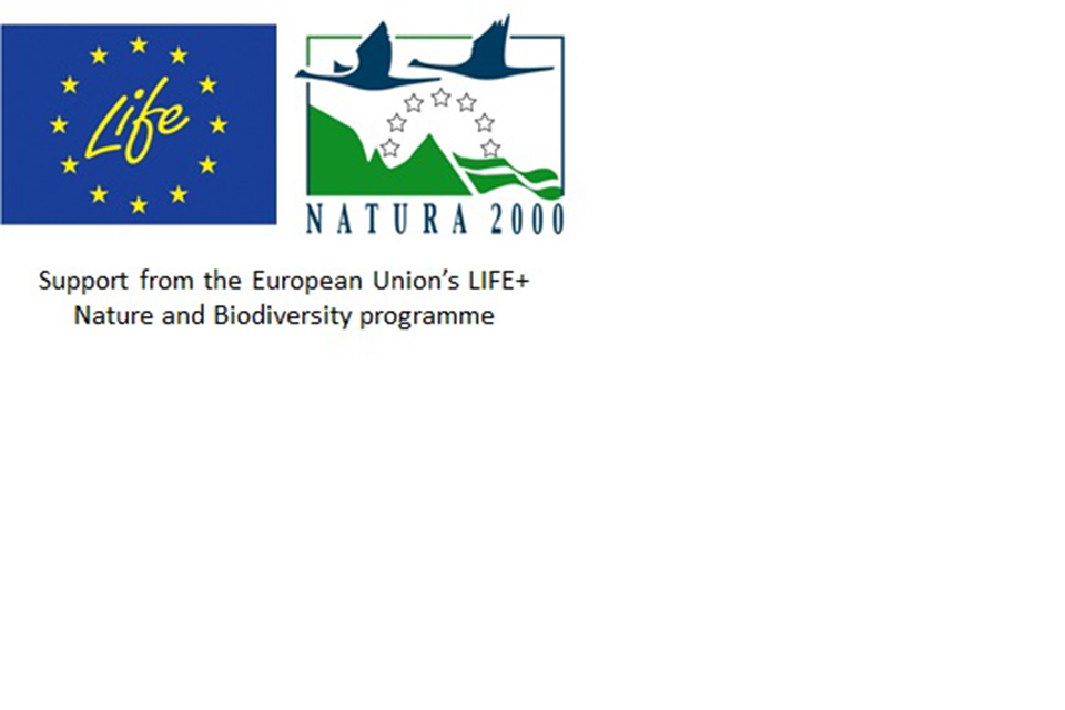 Support from the European Union’s LIFE+ Nature and Biodiversity programme