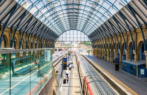 A look inside London's Kings Cross railway station