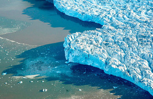 View of polar ice in Norway. Photo by UN Photo/Mark Garten.