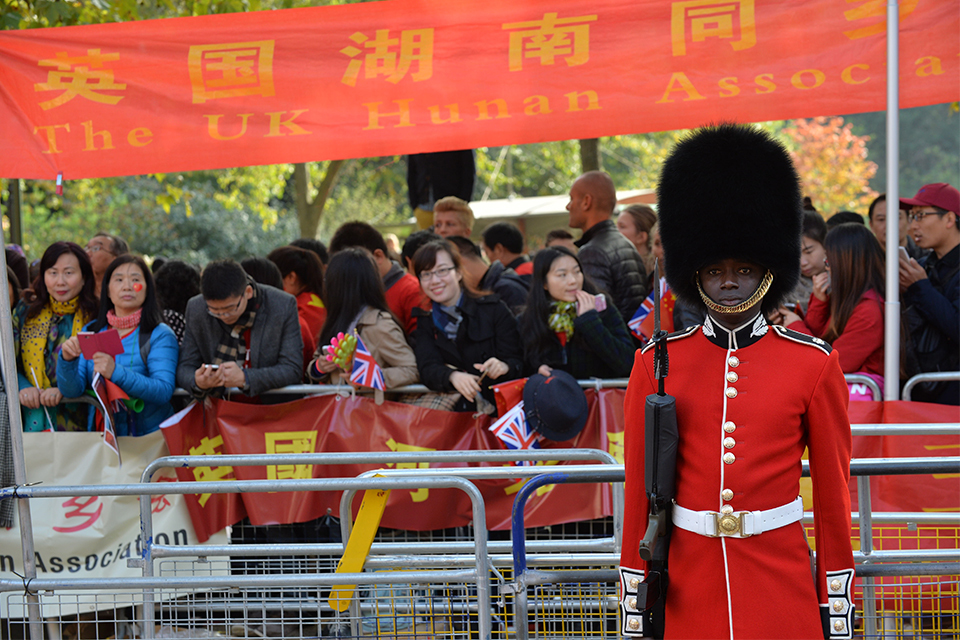 Troops on parade as UK welcomes China with spectacular ceremony