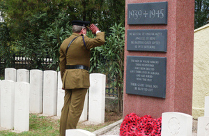 Remembrance Sunday Service in Albania