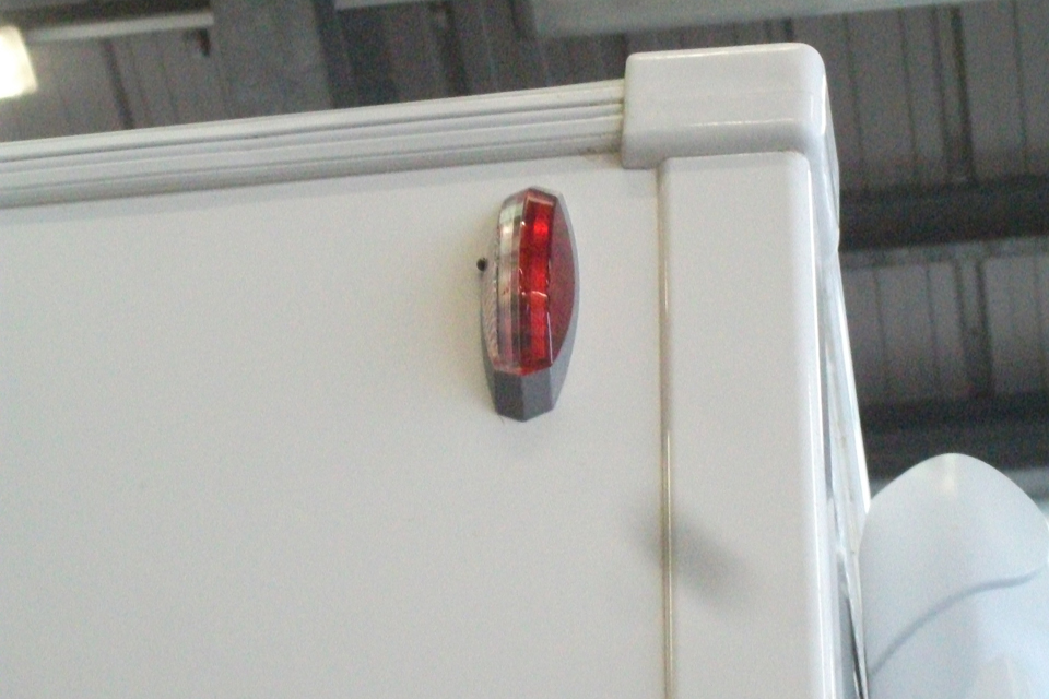 Allowed: both front and rear end outline marker lamps may be combined into one lamp.