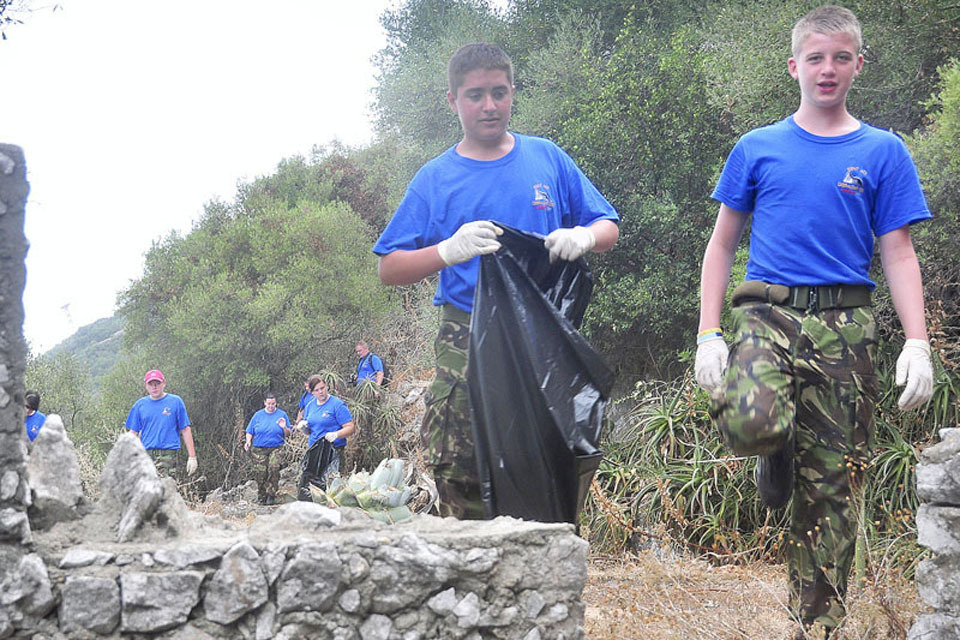 Kent cadets celebrate 100th anniversary on the Rock