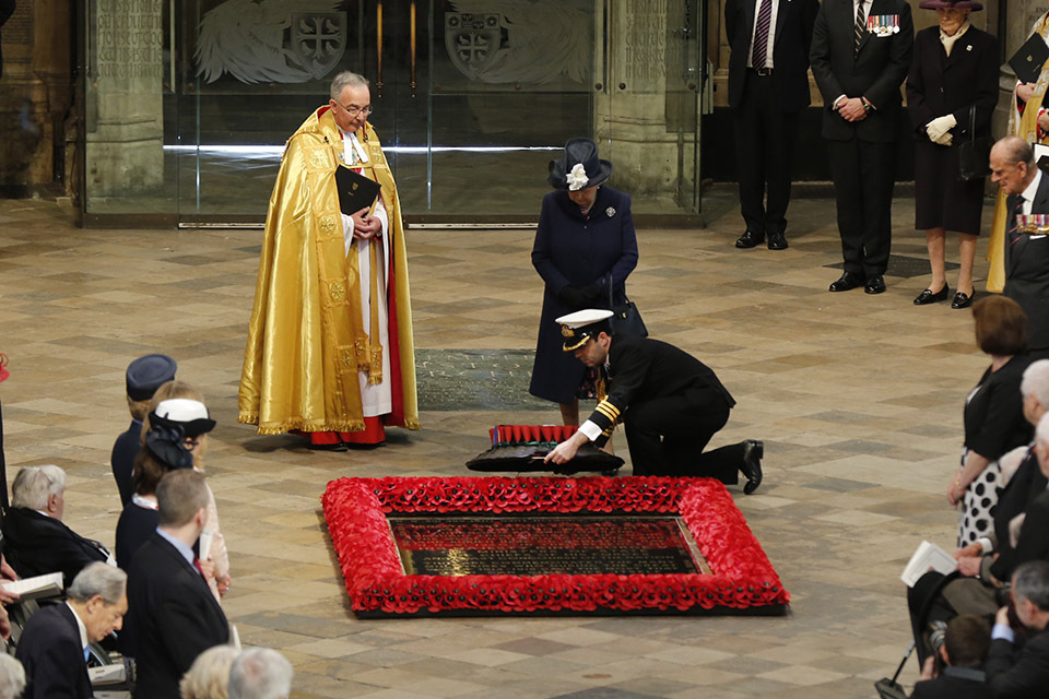 HM The Queen leads VE Day 70 commemorations at Westminster Abbey