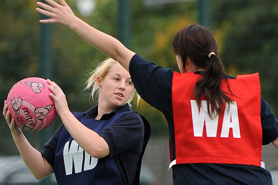 Army medic plays in netball competition one year after Taliban injury