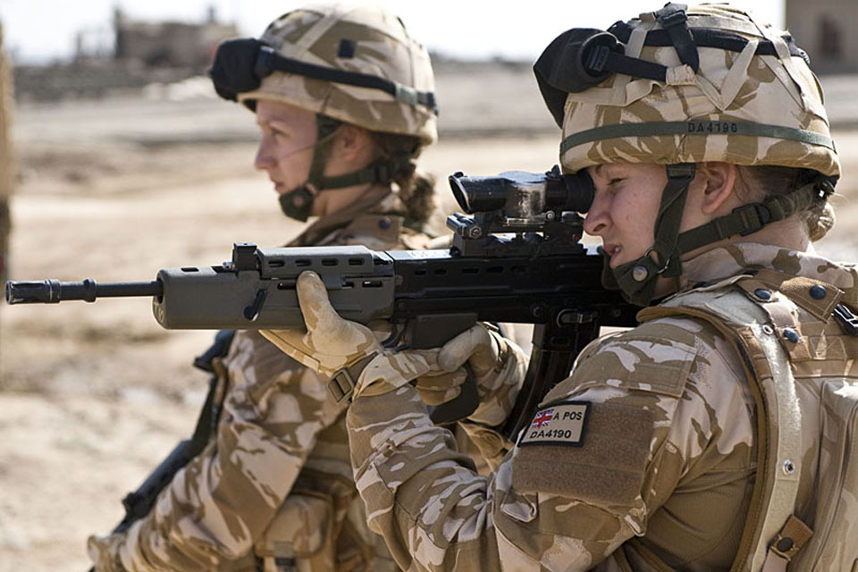 MOD completes review into women in close combat roles