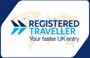 Registered traveller logo.