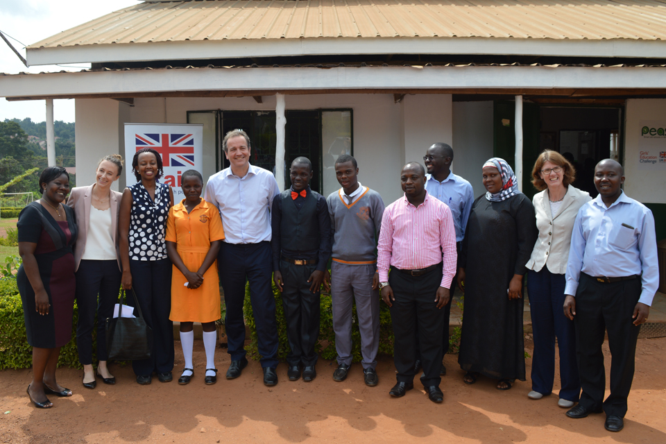 Nick Hurd MP visits Uganda PEAS school