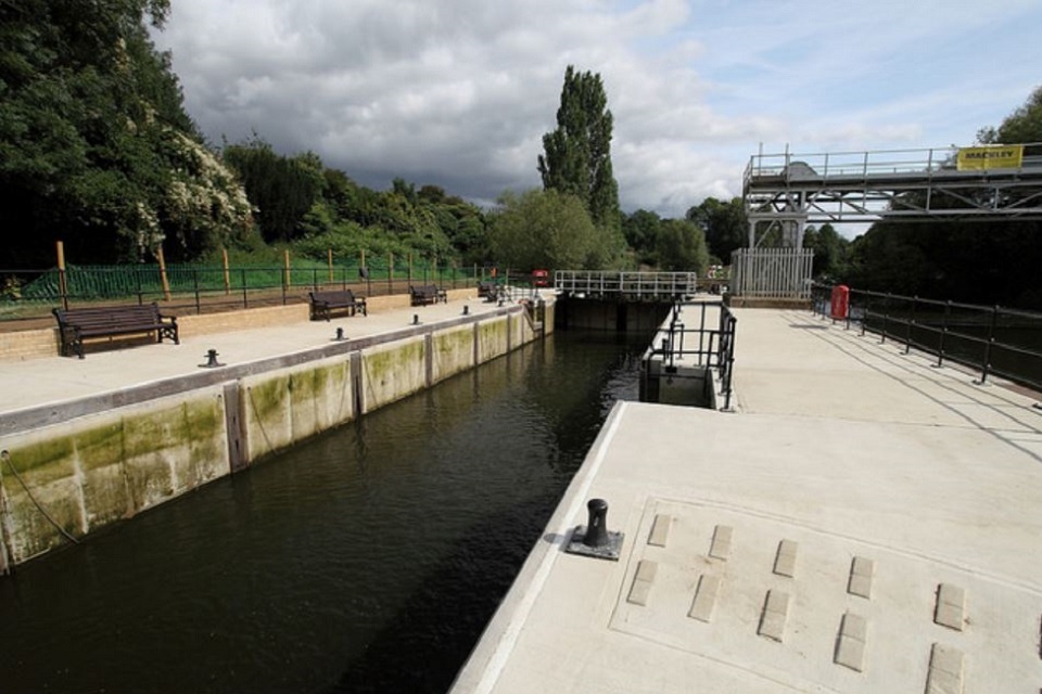 Visitors and wildlife to benefit from East Farleigh lock improvements