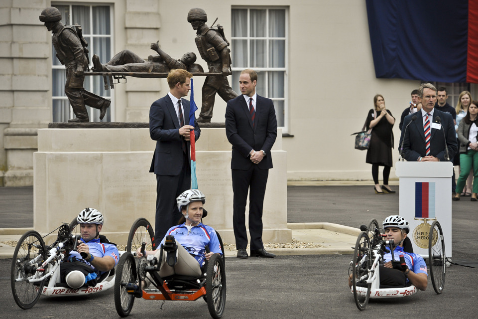 Royals open military recovery centre