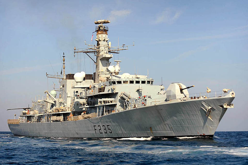 HMS Monmouth deploys to Gulf region