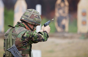Army marksman competes at the 2010 Central Skill-at-Arms Meeting at Bisley ranges