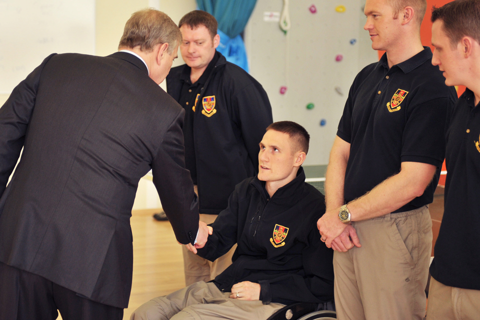 His Royal Highness The Duke of York meets members of Hasler Company