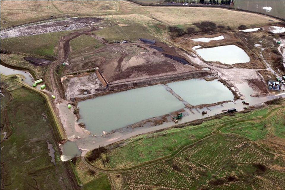 Work begins on Boston flood bank