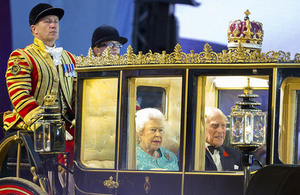 Armed Forces take part on celebration of The Queen's Birthday