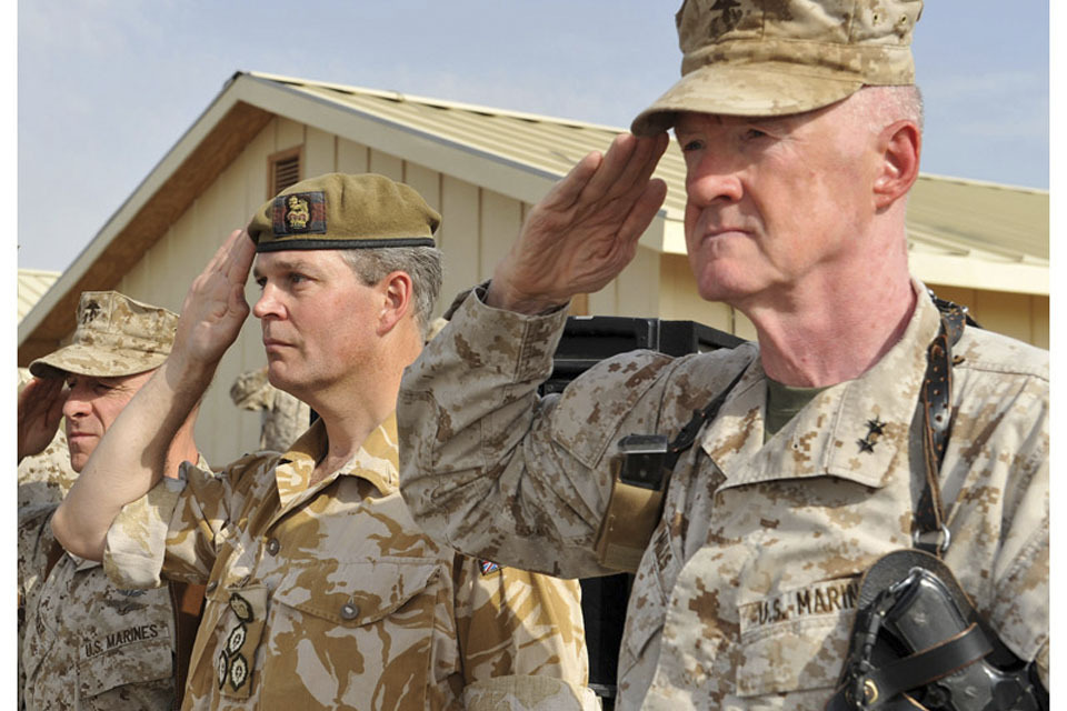 UK forces praised as new command stands up in South West Afghanistan