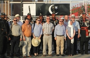 Members of the Royal College of Defence studies UK visiting Pakistan