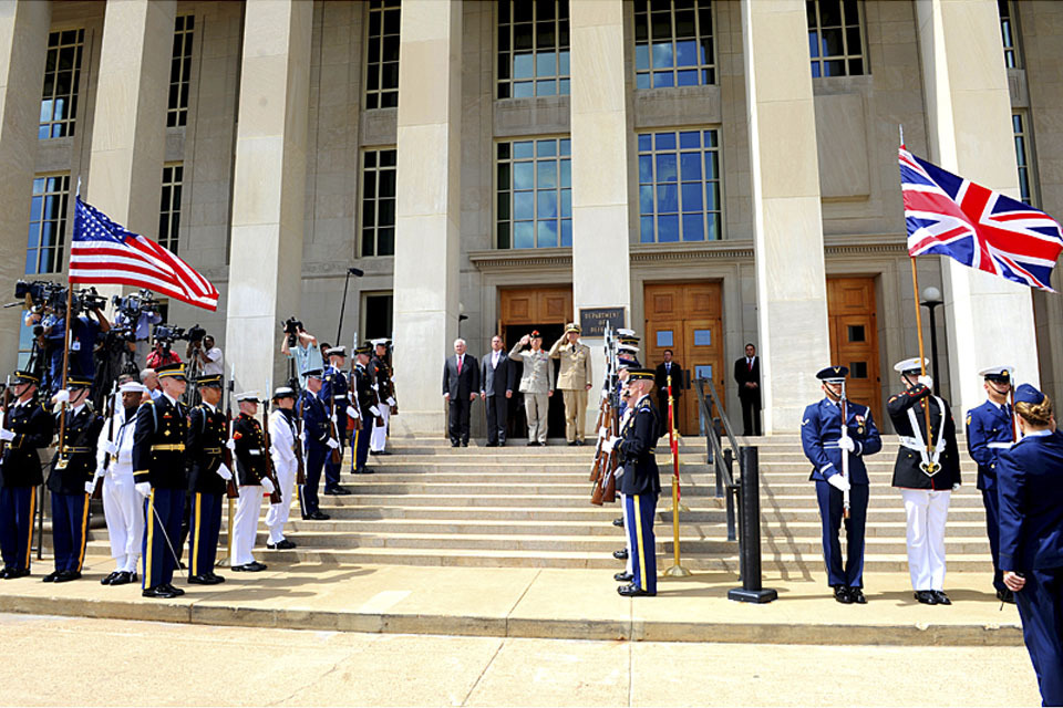 Uk and us defence chiefs assess afghanistan and libya operations