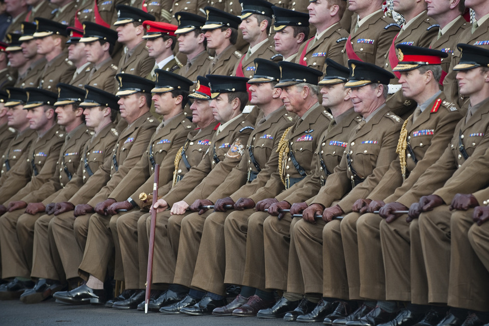 Prince of Wales welcomes homes Welsh Guards from Afghanistan