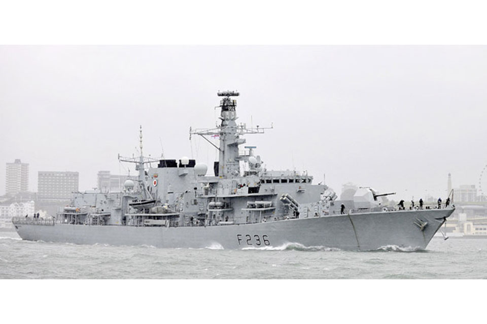 HMS Montrose is due to arrive in the South Atlantic mid-November 2011