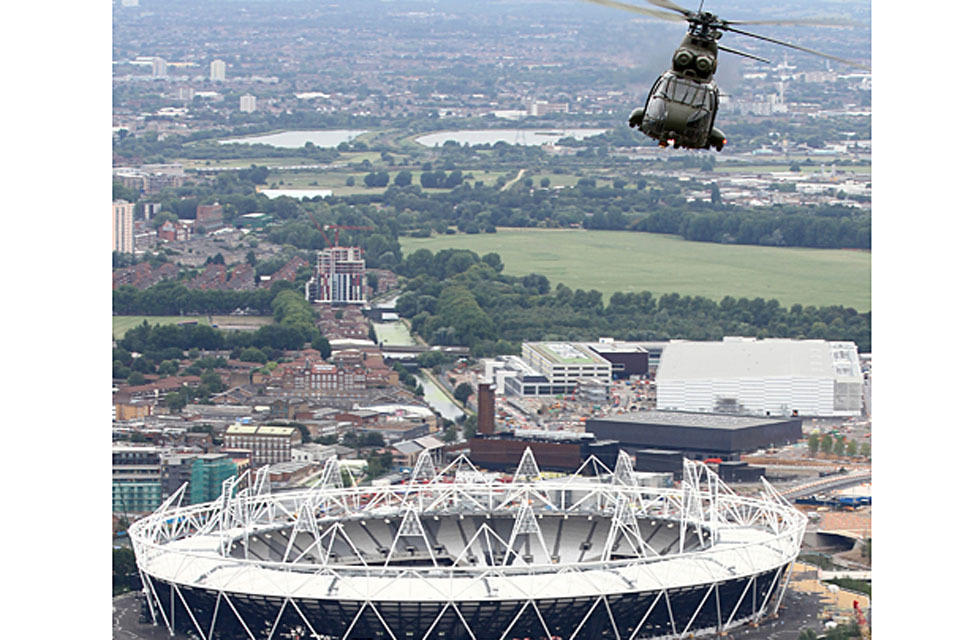 Military support to 2012 Olympic Games announced