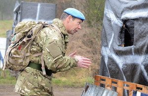 17 Port and Maritime Regiment Group on their pre-deployment training at Nesscliffe training area in Shropshire [Picture: Sergeant Russ Nolan RLC, Crown copyright]