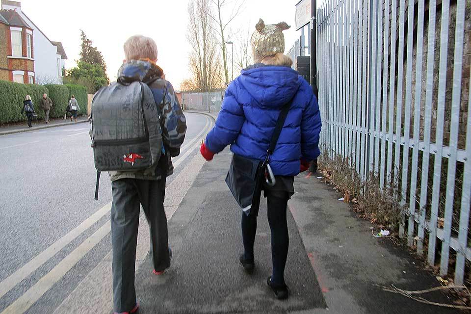 Gold star for children making greener school run