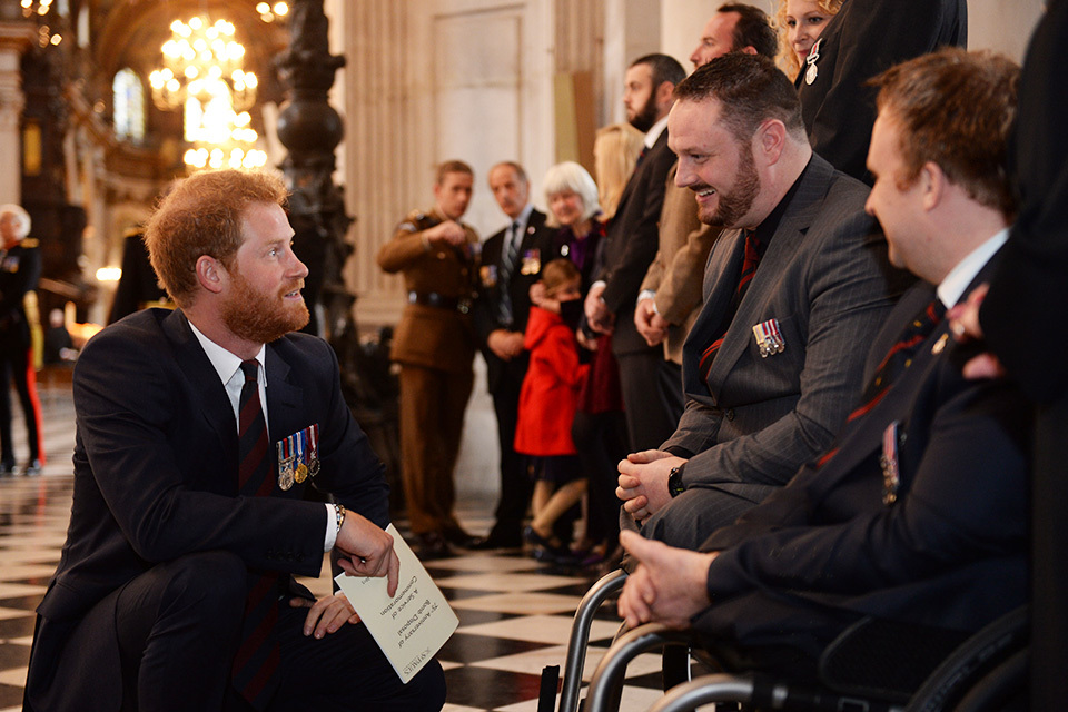 Bomb Disposal 75: Prince Harry attends Commemorative Service