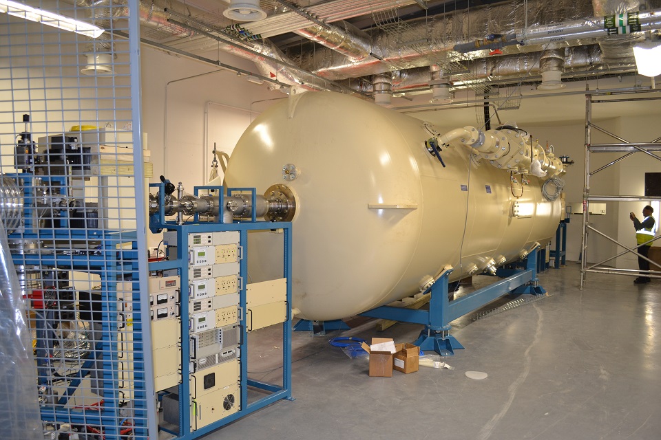 DCF’s Pelletron particle accelerator is a smaller version of the Large Hadron Collider at CERN