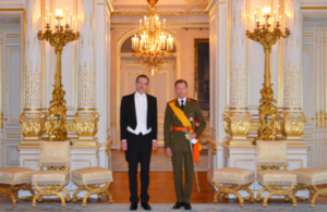 British Ambassador presents credentials to Grand Duke of Luxembourg