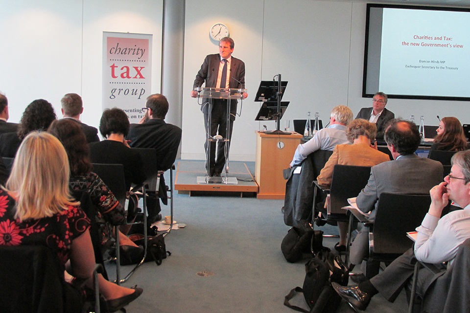 Damian Hinds pledges to continue close work with charity sector