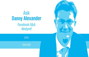 Danny Alexander takes part on #indyref Q&A