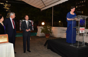 Speech by Ambassador Fiona Clouder on the occasion of the visit of HRH Prince Edward, Earl of Wessex.