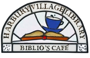 Harbury Village Library logo, based on a piece of stained glass artwork created by one of the library volunteeers, Tony Estick