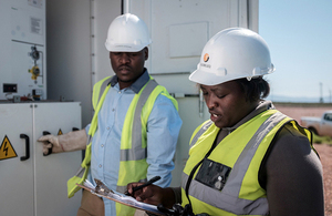 Workers at a Globeleq Africa power plant in Tanzania, supported by CDC investment. Picture: CDC