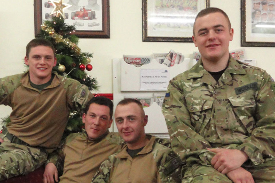 Brothers celebrate Christmas on patrol in Kabul