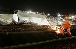 Bridge under construction