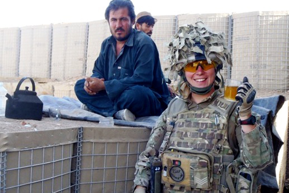 Sergeant Beth Wilson on serving in Afghanistan