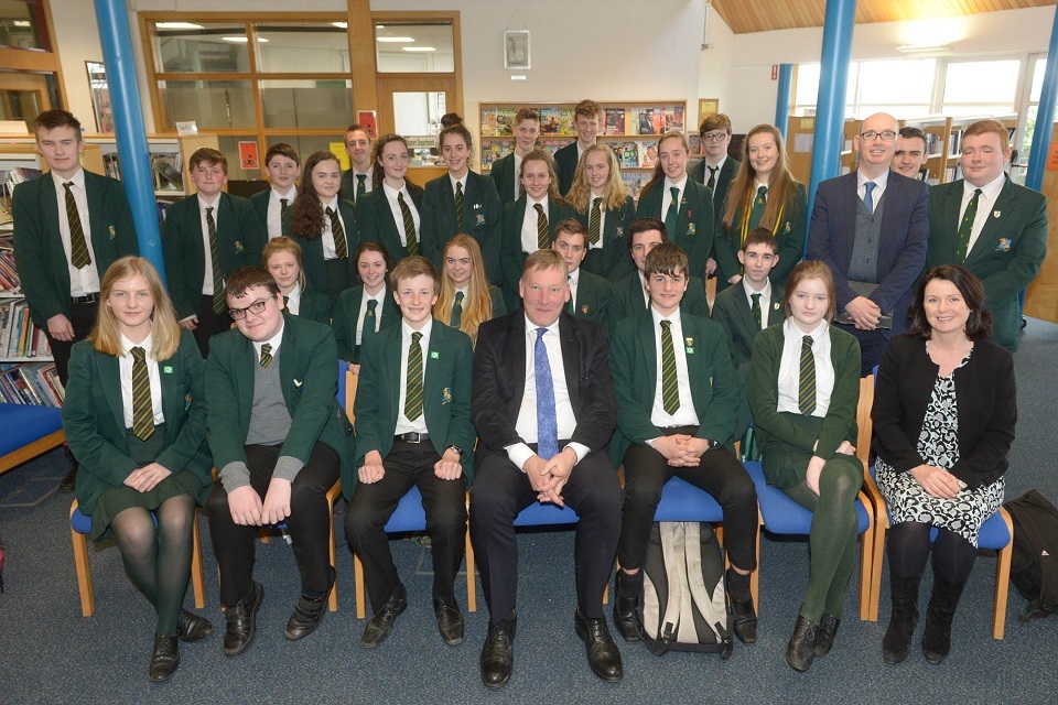 Minister Hopkins urges politics students to have their say