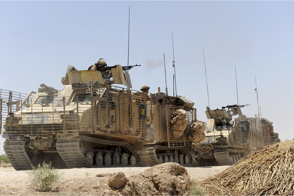 Tank Regiment remembers past victories while in Helmand